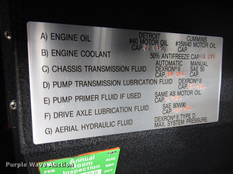 image for item DE5929 1994 Seagrave fire truck