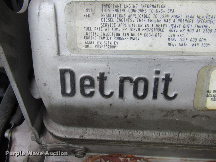 image for item DE5929 1994 Seagrave fire truck