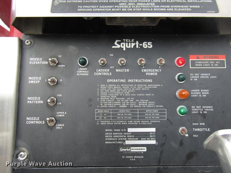 image for item DE5929 1994 Seagrave fire truck