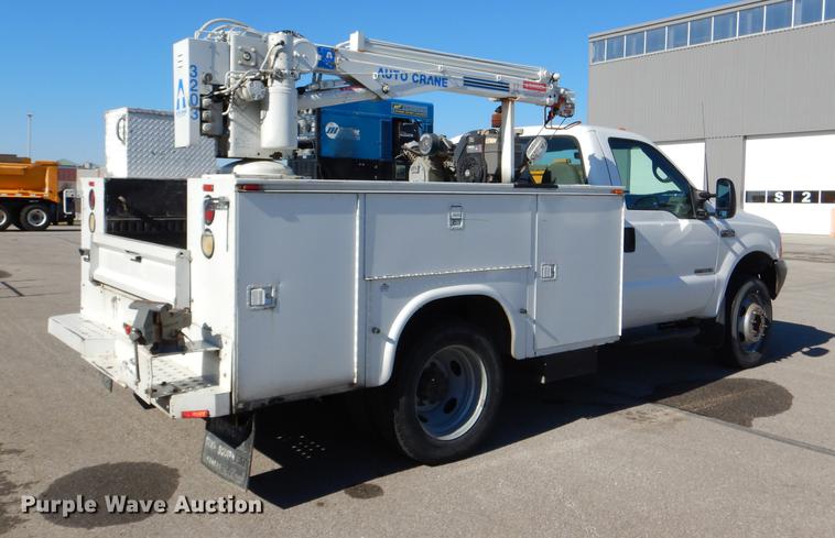 image for item DF1601 1999 Ford F450 Super Duty service truck with crane