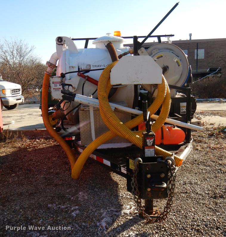 image for item DF1623 2008 E H Wachs Trav-L-Vac vacuum trailer