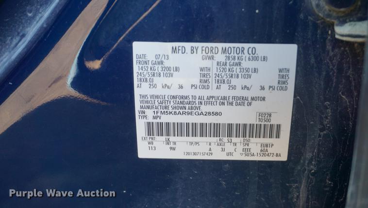 image for item DF1632 2014 Ford Explorer Police Interceptor SUV