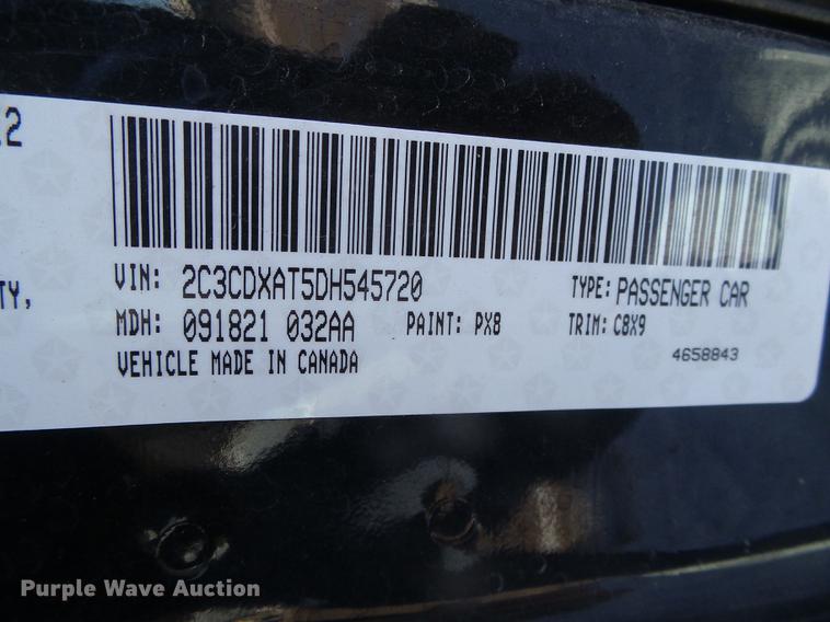 image for item DF2825 2013 Dodge Charger Police