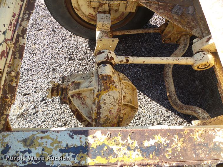 image for item DF2836 1970 shop built tilt deck equipment trailer