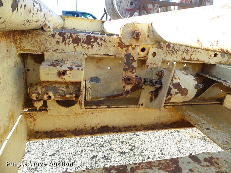 image for item DF2836 1970 shop built tilt deck equipment trailer