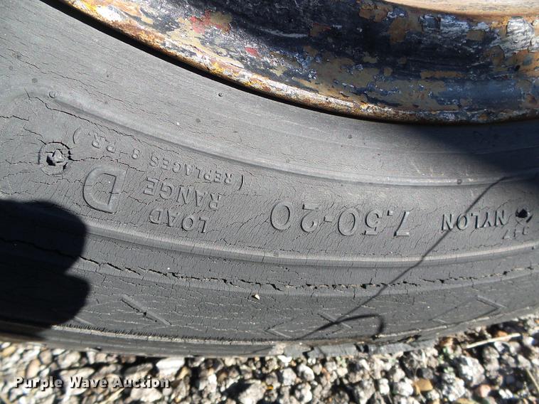 image for item DF2836 1970 shop built tilt deck equipment trailer