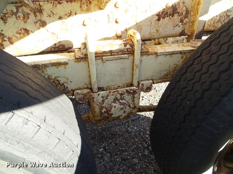 image for item DF2836 1970 shop built tilt deck equipment trailer