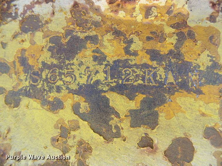 image for item DF2836 1970 shop built tilt deck equipment trailer