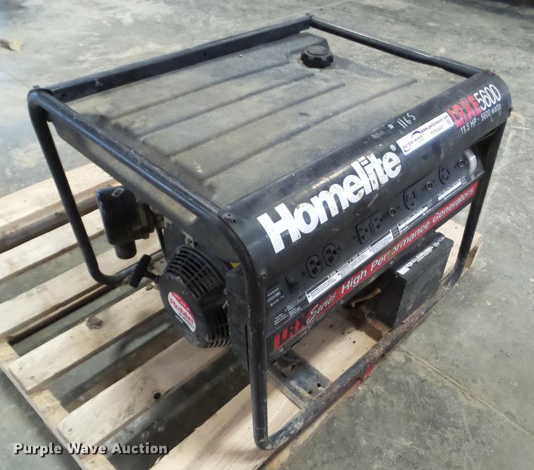 image for item DZ9492 Homelite CRXE5600 generator