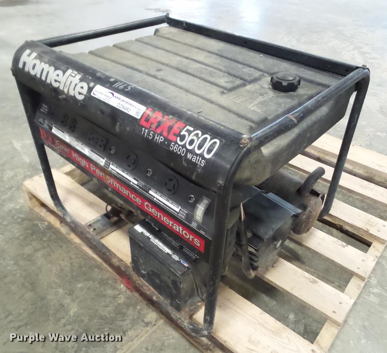 image for item DZ9492 Homelite CRXE5600 generator