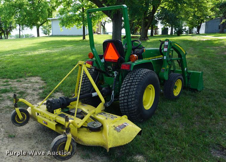 image for item EJ9488 2007 John Deere 790 tractor and finish mower