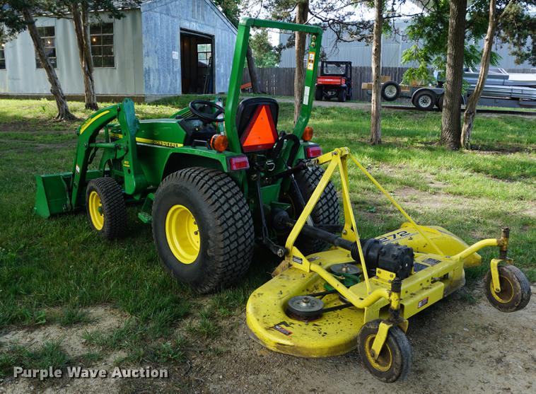 image for item EJ9488 2007 John Deere 790 tractor and finish mower