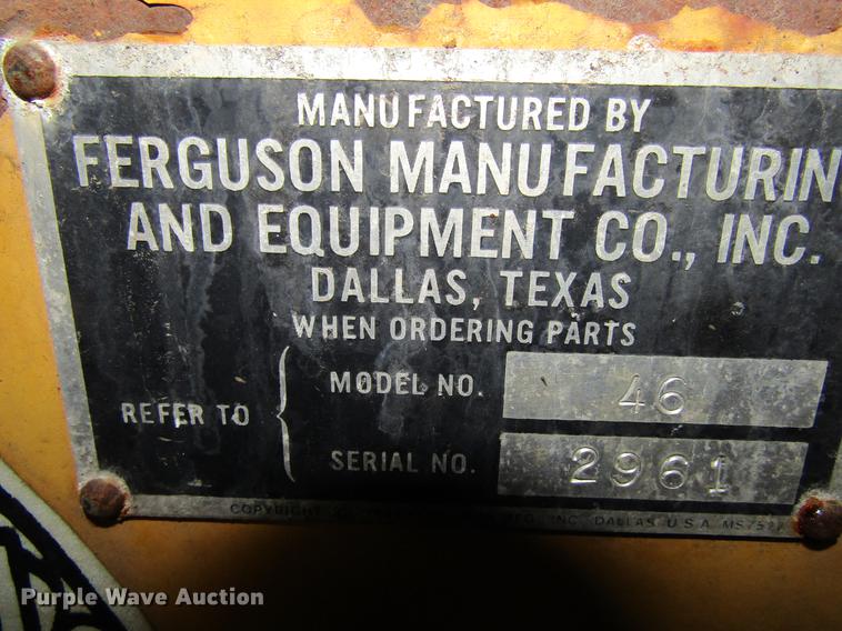 image for item EU9523 Ferguson 46 double drum roller