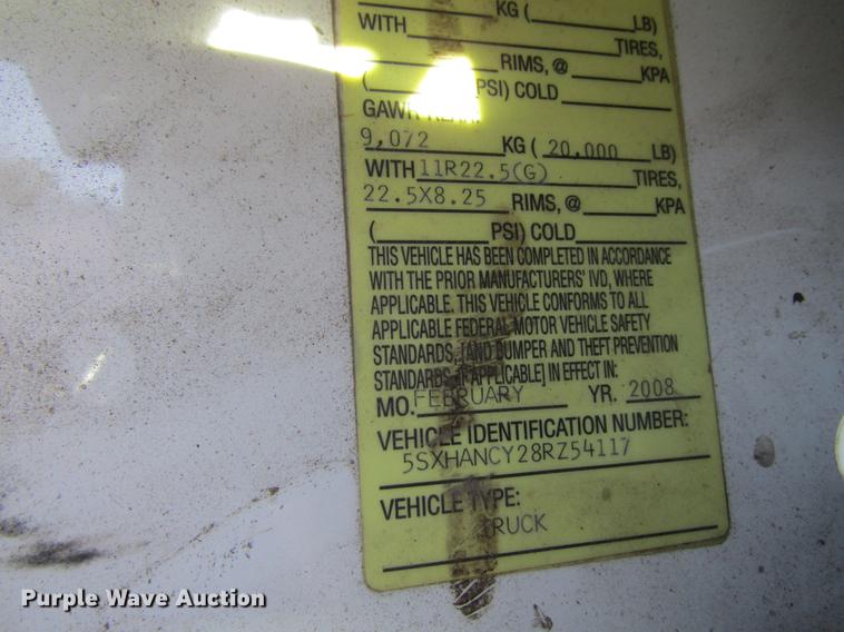 image for item EU9531 2008 American Lafrance Condor refuse truck