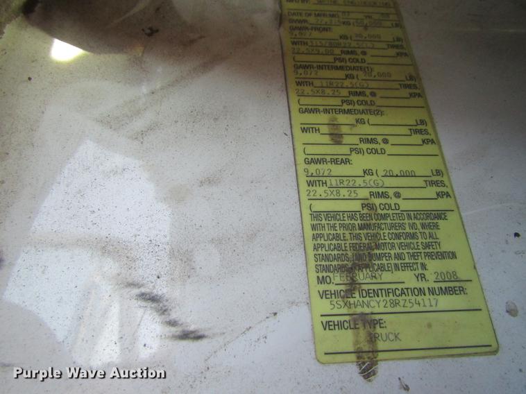 image for item EU9531 2008 American Lafrance Condor refuse truck