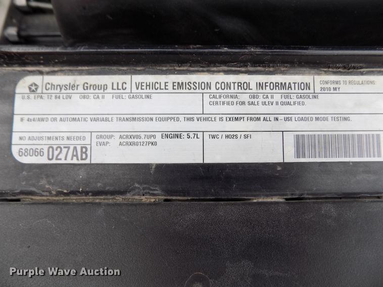 image for item FE9263 2010 Dodge Charger Police