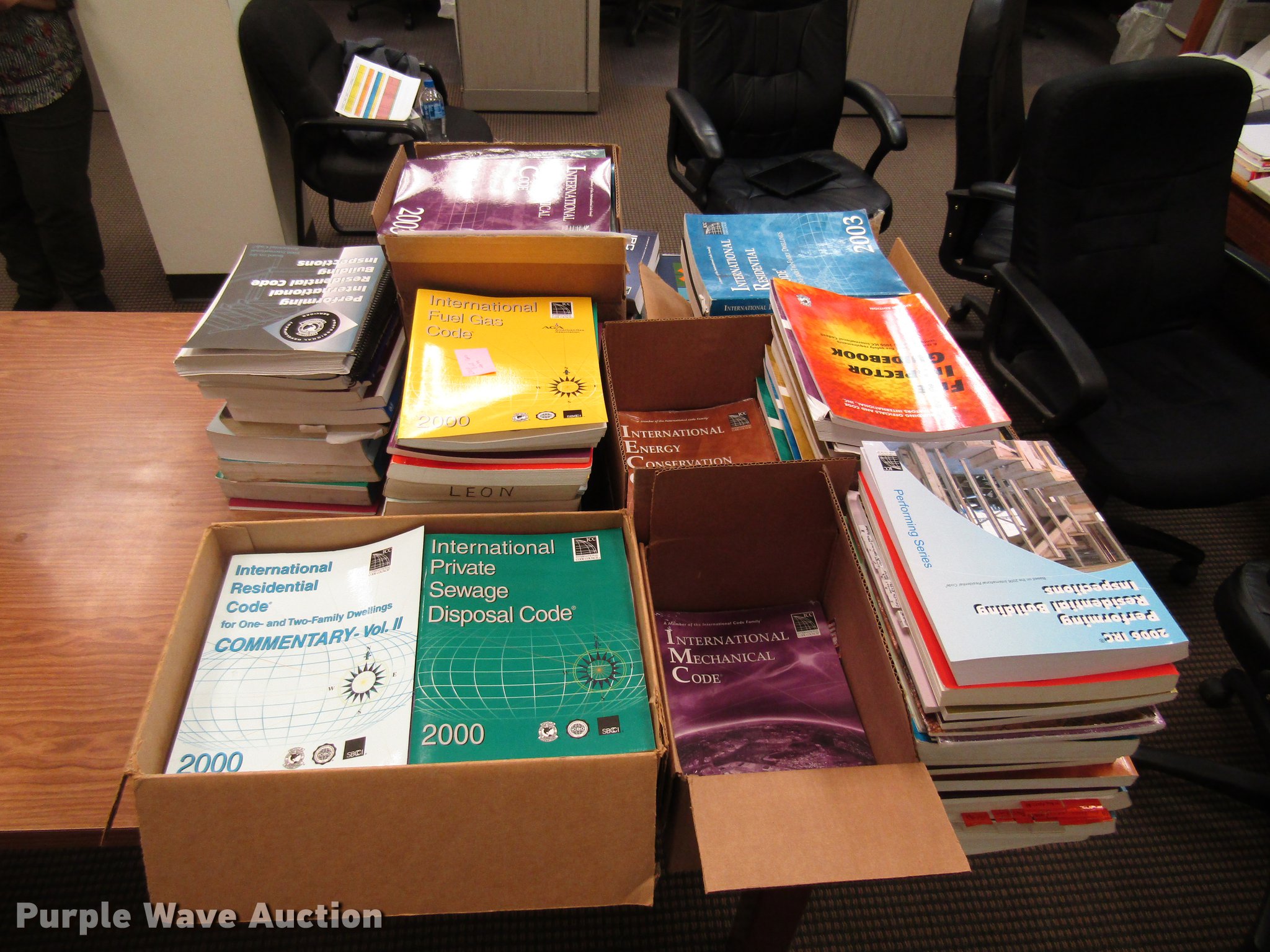 Approximately 75 building code books in Union , MO Item FI9532 sold