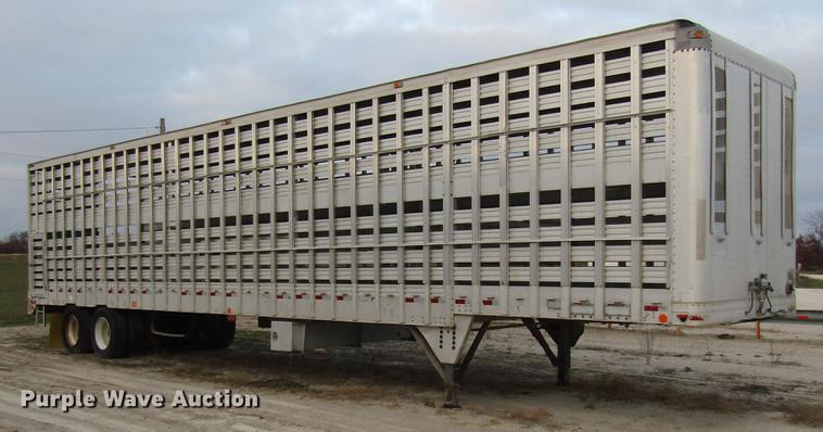image for item DB2053 1993 Eby livestock trailer