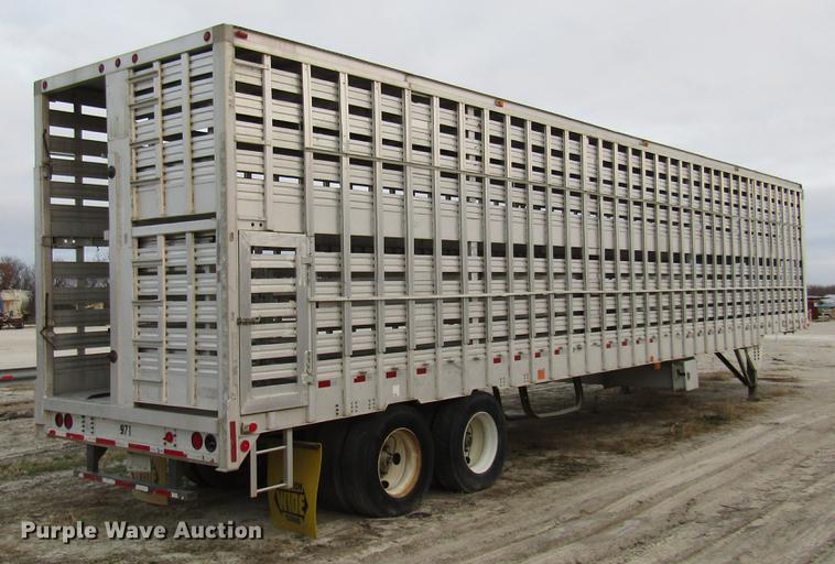 image for item DB2053 1993 Eby livestock trailer
