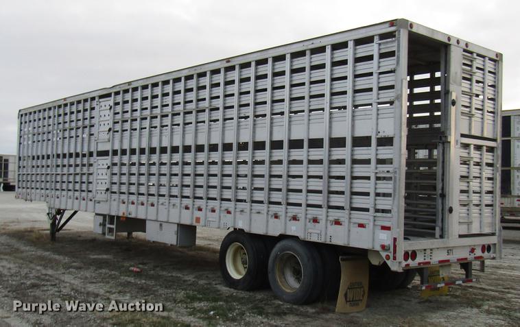 image for item DB2053 1993 Eby livestock trailer