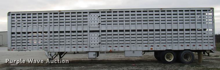 image for item DB2053 1993 Eby livestock trailer