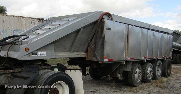 image for item DD2668 1993 Hudson Flowboy CB4000 live bottom asphalt trailer
