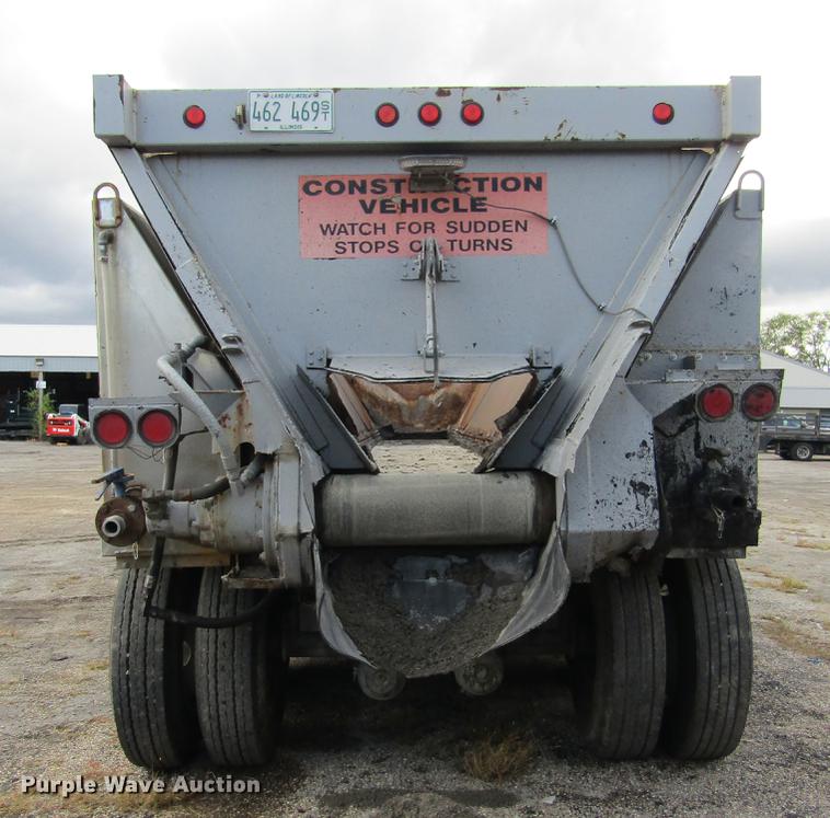 image for item DD2668 1993 Hudson Flowboy CB4000 live bottom asphalt trailer