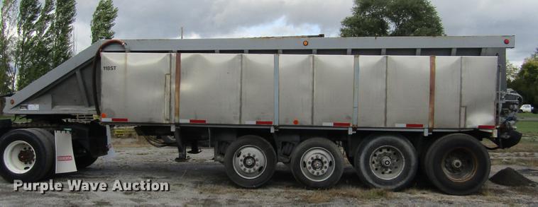 image for item DD2668 1993 Hudson Flowboy CB4000 live bottom asphalt trailer