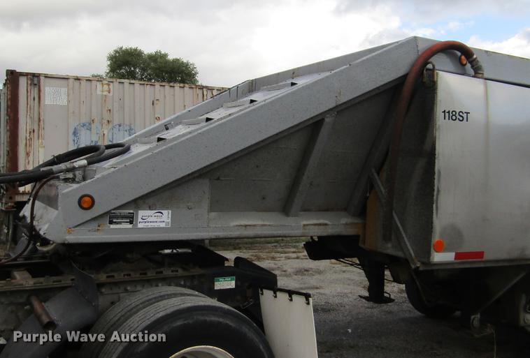 image for item DD2668 1993 Hudson Flowboy CB4000 live bottom asphalt trailer