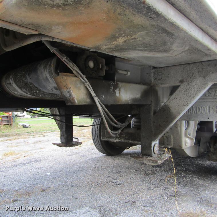 image for item DD2668 1993 Hudson Flowboy CB4000 live bottom asphalt trailer