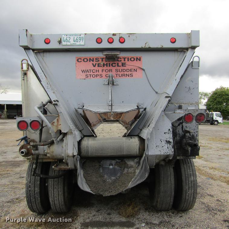 image for item DD2668 1993 Hudson Flowboy CB4000 live bottom asphalt trailer