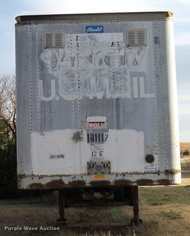 image for item DD5385 1984 Budd YF2F400A50 dry van trailer