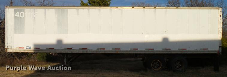 image for item DD5385 1984 Budd YF2F400A50 dry van trailer