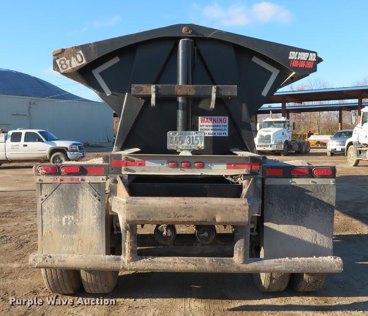 image for item DE5029 2008 Side Dump Industries DS39BCH1R2R11 side dump trailer