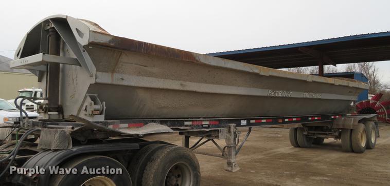 image for item DE5031 1999 Smithco side dump trailer