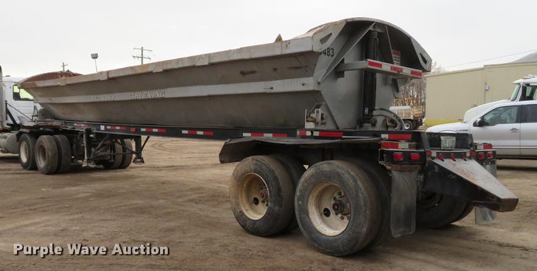 image for item DE5031 1999 Smithco side dump trailer