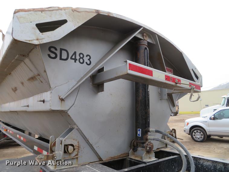 image for item DE5031 1999 Smithco side dump trailer