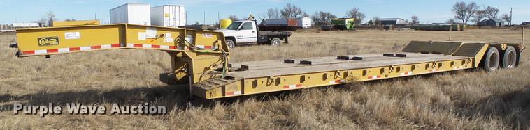 image for item DF2851 2016 Witzco Challenger RG-35 lowboy equipment trailer