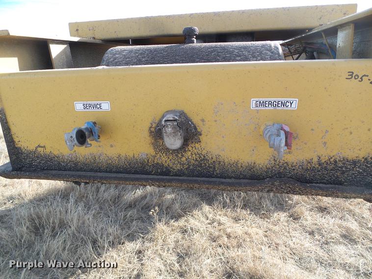 image for item DF2851 2016 Witzco Challenger RG-35 lowboy equipment trailer