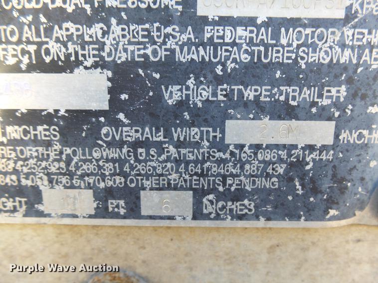 image for item DX9107 2002 Trailmobile dry van trailer