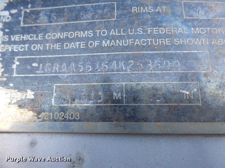 image for item DX9145 2004 Great Dane dry van trailer