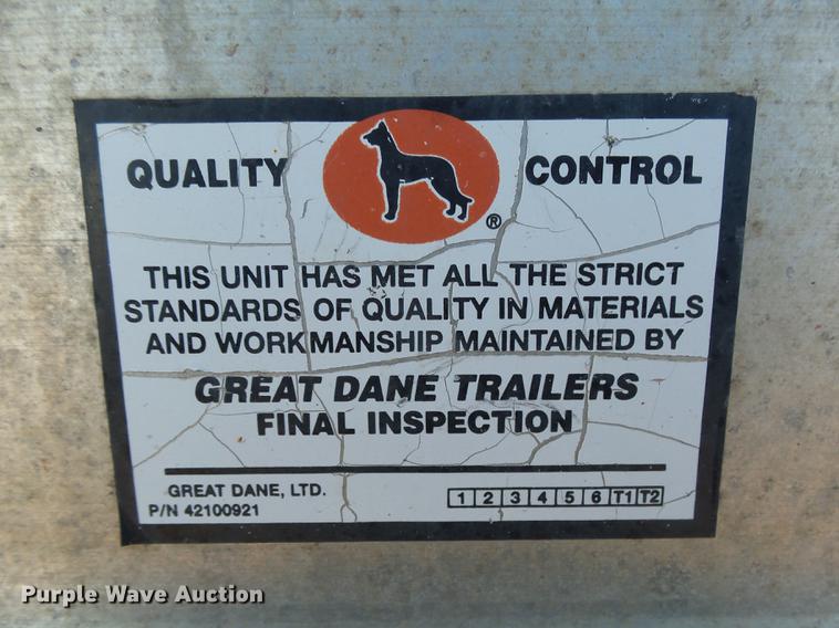 image for item DX9147 2004 Great Dane dry van trailer