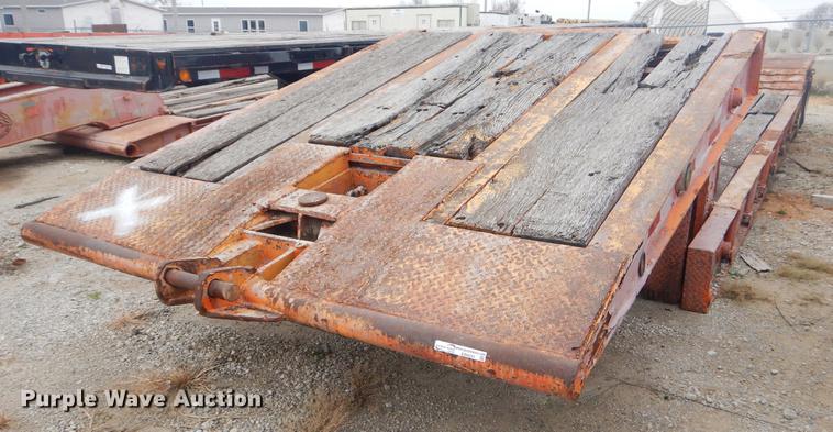 image for item ER9251 1968 Birmingham lowboy equipment trailer