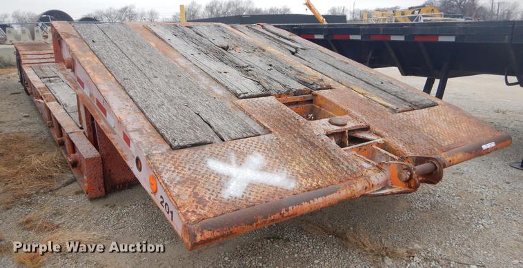 image for item ER9251 1968 Birmingham lowboy equipment trailer