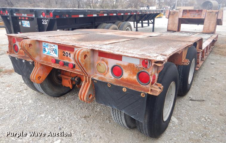 image for item ER9251 1968 Birmingham lowboy equipment trailer