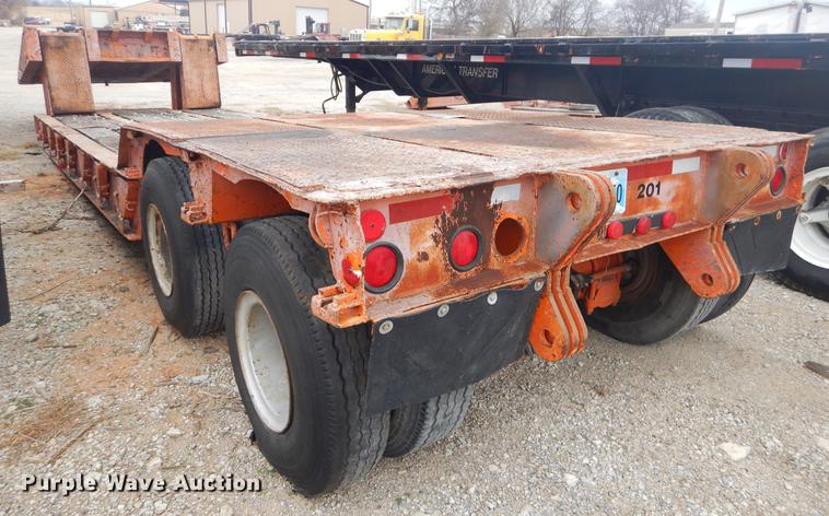 image for item ER9251 1968 Birmingham lowboy equipment trailer