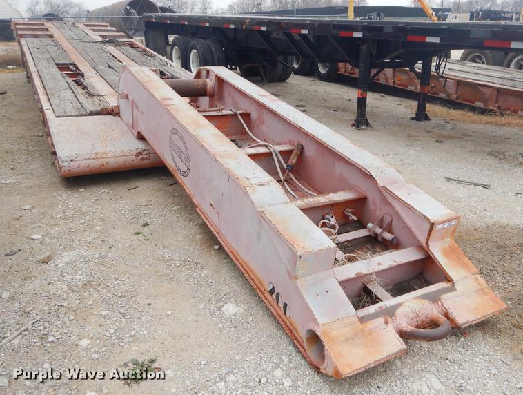 image for item ER9253 1981 Clark lowboy equipment trailer
