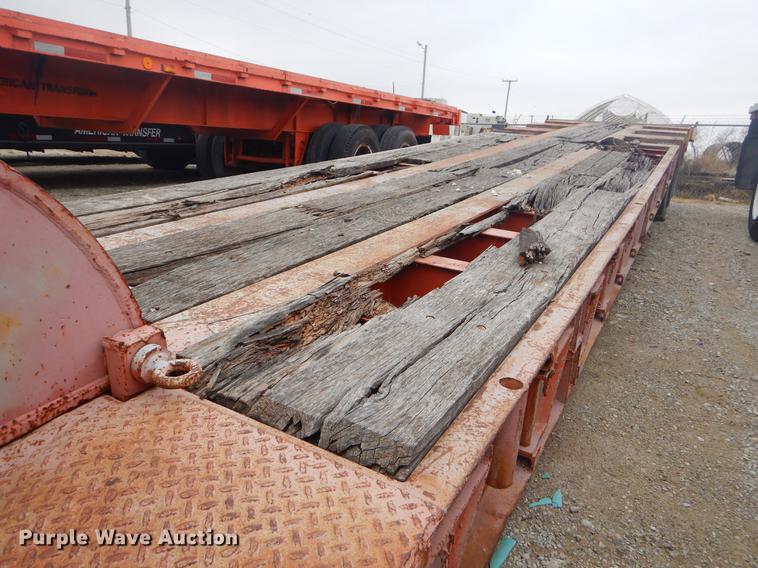 image for item ER9253 1981 Clark lowboy equipment trailer