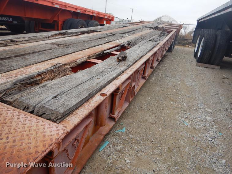 image for item ER9253 1981 Clark lowboy equipment trailer