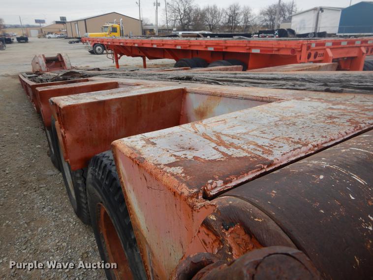 image for item ER9253 1981 Clark lowboy equipment trailer